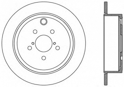 OPEN PARTS bdr254110 -  Тормозной диск